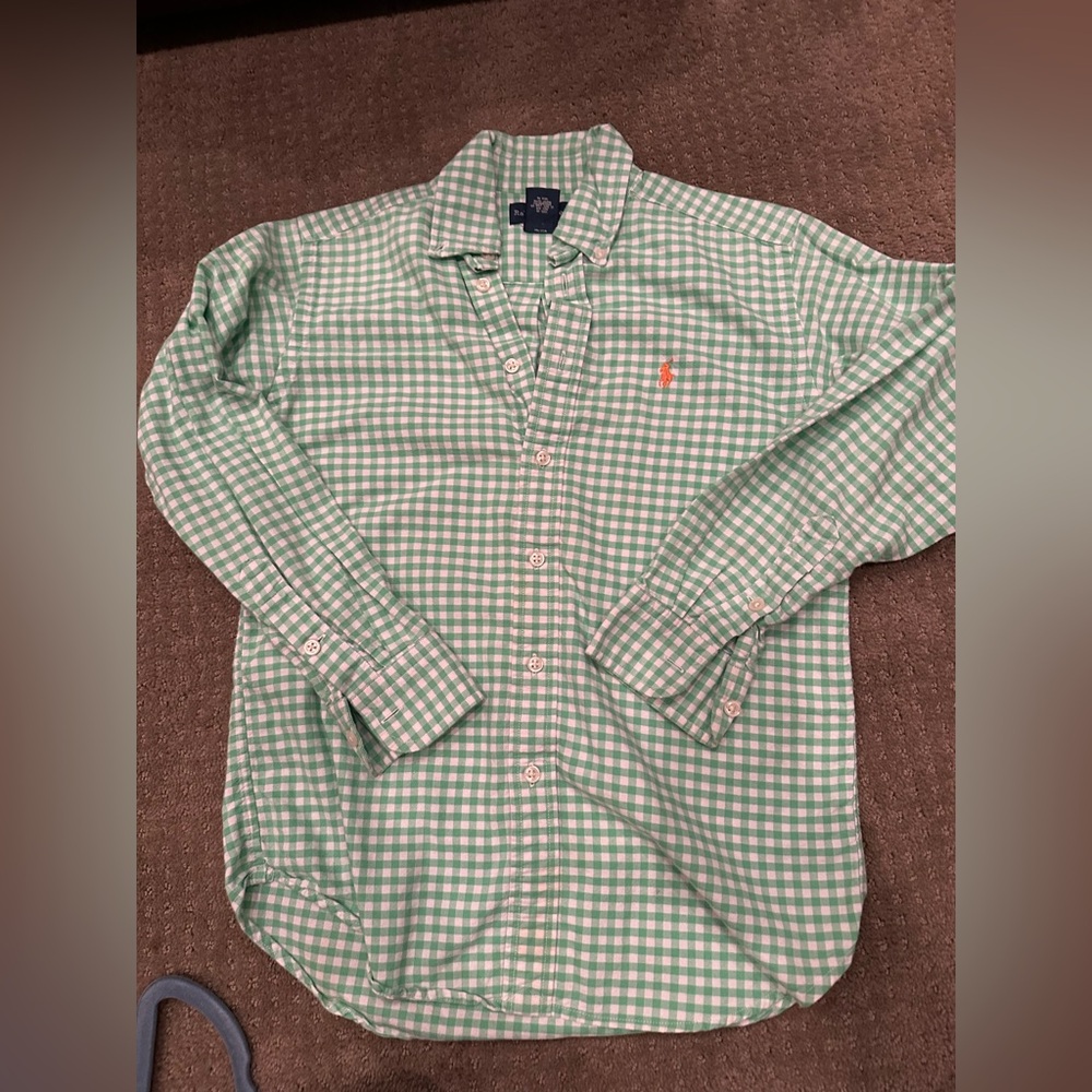 Kids button up polo